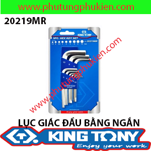 bộ lục giác ngắn 9 chi tiết kingtony 20219MR